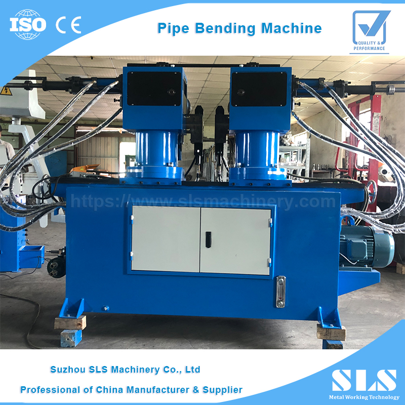 Machine de pliage de tuyau à double tête de type 38NC pour formage de trame de tube plié